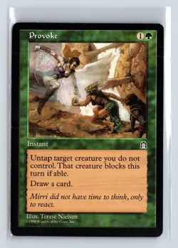 PROVOKE - MTG Magic the Gathering Card - Stronghold - Common - Image 1
