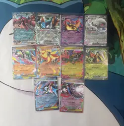 Pokemon TCG Chaos Rising - Full Set of 10 Standard EX Cards - Image 1
