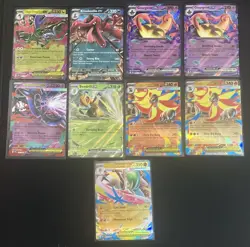 Chaos Rising ex bundle 9 cards Pokemon TCG English - Image 1