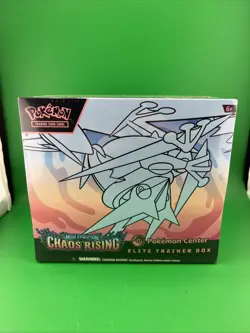 Pokemon Center Mega Evolution: Chaos Rising Elite Trainer Box 65 Cards Promo - Image 1