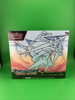 Pokemon Center Mega Evolution: Chaos Rising Elite Trainer Box 65 Cards Promo - Image 1