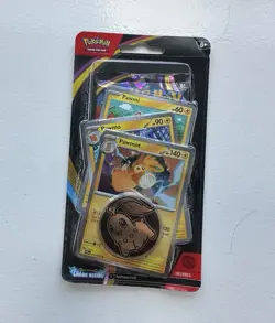 Pokemon TCG Mega Evolution—Chaos Rising 1 Booster Pack + 3 Promo Cards MPN - Image 1