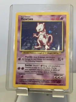 Pokemon TCG Mewtwo 1999 Base Set #10/102 Unlimited Rare Holo Card - Image 4