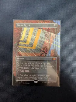 1x Mana Crypt ~~ Borderless - Foil NM-Mint, English Double Masters MTG Magic - Image 1