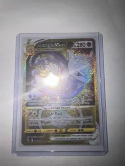 Pokemon Go Mewtwo VSTAR TCG Card 86/78 Secret Rare, Near Mint Condition - Image 5