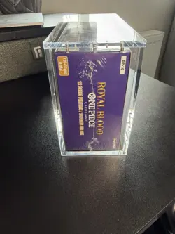 One Piece TCG Royal Blood OP-10 Booster Box English SEALED - w/Acrylic Case - Image 3