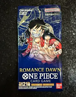 One Piece Card Game Romance Dawn OP-01 jp Booster Pack Sealed - Image 1