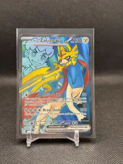 Hops Zacian EX 176/159 Pokemon TCG Journey Together Ultra Rare Full Art Card - Image 1