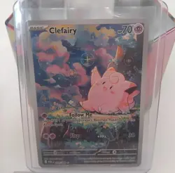 Pokemon TCG Clefairy Perfect Order Illustration Rare Holo 94/88 - Image 1