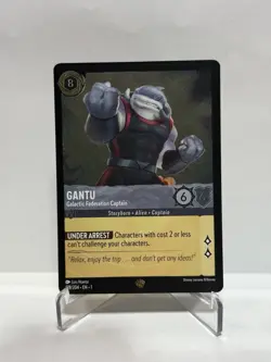 Disney Lorcana TCG the First Chapter Gantu Cold Foil Holo Card #178/204 - Image 1