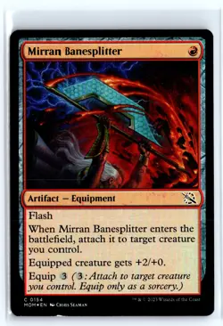 FOIL Mirran Banesplitter March of the Machine - MTG Magic the Gathering Card - Image 1