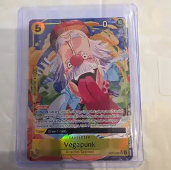 Vegapunk EB02-056 SR Alt Art Anime 25th Collection One Piece Card ENGLISH NM - Image 1