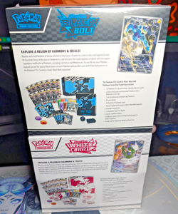 Black Bolt and White Flare POKEMON CENTER ETB Elite Trainer Box SEALED SET - Image 2
