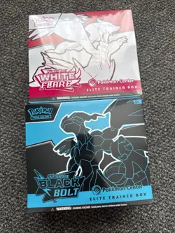 Pokemon Center Black Bolt & White Flare Elite Trainer Box ETB Set - SEALED NEW ✅ - Image 1