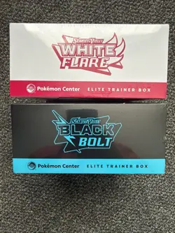 Pokemon Center Black Bolt & White Flare Elite Trainer Box ETB Set - SEALED NEW ✅ - Image 5