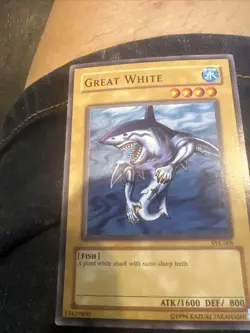 M) Yugioh - Konami - Yu-Gi-Uh! - Great White - SDY-011 - Trading Card - Image 1
