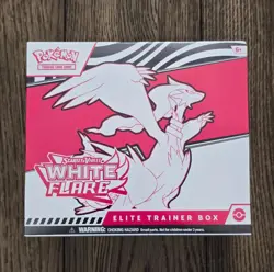NEW SEALED Pokemon Scarlet & Violet White Flare ETB Elite Trainer Box - Image 1