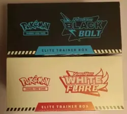 Pokemon Black Bolt & White Flare Elite Trainer Box ETB Set of 2 New/Sealed ✅ - Image 3