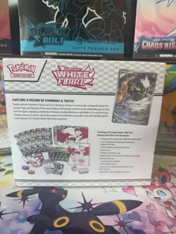 POKEMON CENTER ETB WHITE FLARE ELITE TRAINER BOX NEW CENTRE SEALED - Image 3
