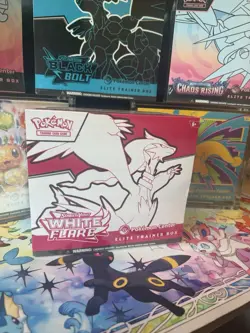 POKEMON CENTER ETB WHITE FLARE ELITE TRAINER BOX NEW CENTRE SEALED - Image 4