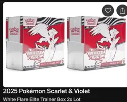 2 White Flare - Elite Trainer Box - ETB - Pokemon TCG - New / Factory Sealed - Image 1