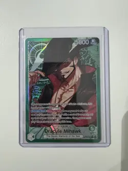 OP14-020 Dracule Mihawk Leader Alt Art One Piece TCG English Card - Image 3