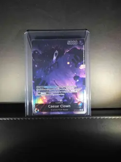 One Piece TCG English OP10-002 Royal Blood Caesar Clown Leader Alt Par Art - Image 1