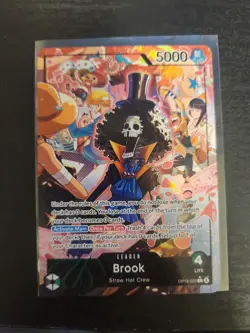 OP15-022 Brook Alt Art Leader Adventure on Kami’s Island One Piece TCG English - Image 1