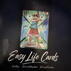 OP16-022 Luffy Alt Art Leader OP16 The Time To Battle One Piece TCG English Card - Image 1