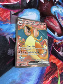 Pokemon TCG Charizard Ex 183/165 Full Art Scarlet & Violet 151 - Image 2