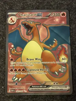 Charizard ex - 183/165 - Scarlet & Violet 151 - Full Art - NM - Pokemon TCG - Image 1