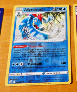 POKEMON POING DE FUSION FRANCAISE CARD REVERSE HOLO CARTE 057/264 FR MINT 2021 - Image 1
