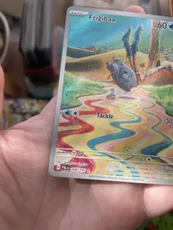 ILLUSTRATION Frigibax 208/193 NM / M Paldea Evolved Pokemon Card Tomokazu Komiya - Image 3