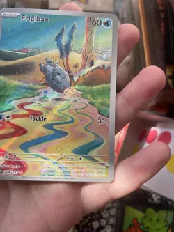 ILLUSTRATION Frigibax 208/193 NM / M Paldea Evolved Pokemon Card Tomokazu Komiya - Image 4