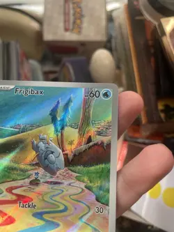 ILLUSTRATION Frigibax 208/193 NM / M Paldea Evolved Pokemon Card Tomokazu Komiya - Image 5