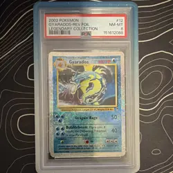 Pokemon TCG Gyarados Legendary Collection Reverse Holo 12/110 PSA 8 2002 - Image 1