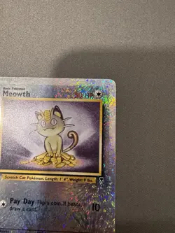 Meowth 53/110 Legendary Collection Reverse Holo WOTC Vintage Pokemon Card LP - Image 3