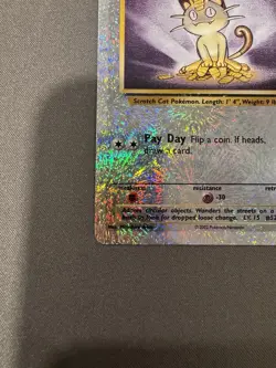 Meowth 53/110 Legendary Collection Reverse Holo WOTC Vintage Pokemon Card LP - Image 4