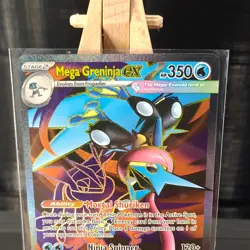 Pokemon TCG Mega Greninja ex 100/086 Full Art Ultra Rare Chaos Rising Near Mint - Image 1