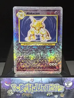Pokemon Card Alakazam 1/110 Rare Legendary Collection Holo Reverse Holo Played - Image 1