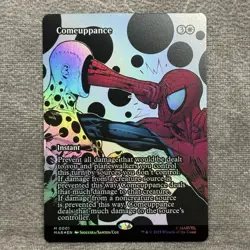 Comeuppance - Marvel Eternal-Legal (MAR) #1 NM Foil Borderless MTG Magic - Image 1