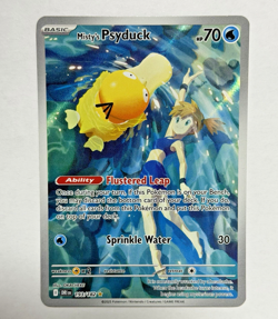 Misty's Psyduck 193/182 Destined Rivals Illustration Rare Holo Pokemon TCG NM - Image 1