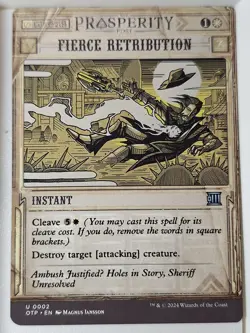 Fierce Retribution - Breaking News - Magic the Gathering MTG Nice! - Image 1