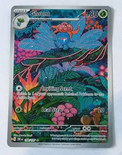 The Pokemon Company Gloom 198/197 Obsidian Flames Holo Illustration Rare EN 80HP - Image 1