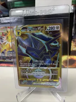 Pokemon Origin Forme Dialga VStar 210/189 Gold Secret Rare Astral Radiance MINT - Image 1