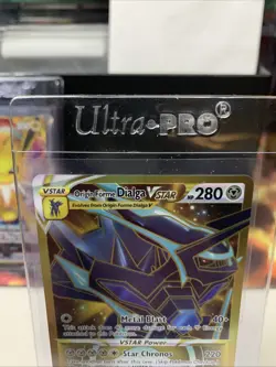 Pokemon Origin Forme Dialga VStar 210/189 Gold Secret Rare Astral Radiance MINT - Image 2
