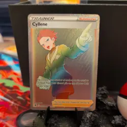 Pokemon Cyllene TCG Card 201/189 Astral Radiance Rainbow Rare NM Condition - Image 1