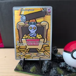 Pokemon TCG Gimmighoul Illustration Rare Paradox Rift 198/182 - English - NM - Image 1