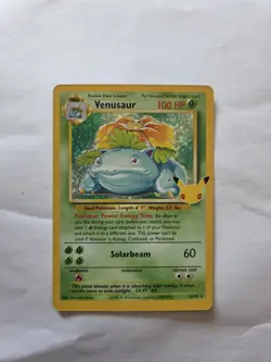 Venusaur 15/102 Celebrations Classic Collection Holo Rare Pokemon Card NM - Image 1