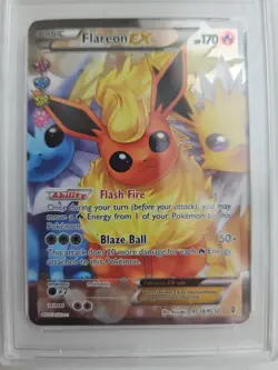 PSA 4 2016 Pokemon XY Generations Radiant Collection Flareon RC28/RC32 Full Art - Image 2